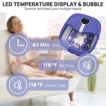 HOSPAN Heated Electric Foot Spa with Massage
