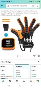 Robot Gloves for Stroke Recovery and Hand Strength