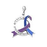 Blue & Purple RA Awareness Ribbon Jewelry