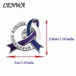 Rheumatoid Arthritis Awareness Ribbon Jewelry Pin