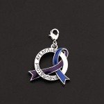 Blue & Purple RA Awareness Ribbon Jewelry