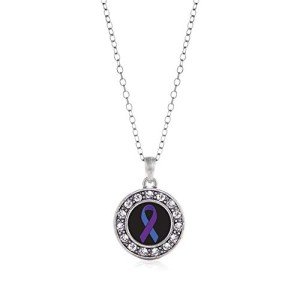 Silver Necklace for Rheumatoid Arthritis Awareness