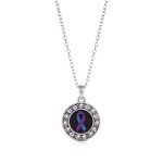 Silver Necklace for Rheumatoid Arthritis Awareness