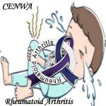 Rheumatoid Arthritis Awareness Ribbon Jewelry Pin