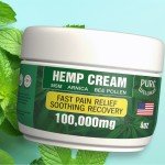 Hemp Pain Relief Cream for Joints and Muscles