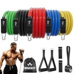 Whatafit 11-Piece Resistance Bands Set with Accessories