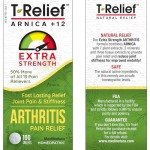 T-relief Zeel Arthritis Pain Relief Tablets - 100ct