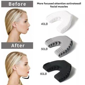 3PCS Jawline Exerciser Fitness Ball Set