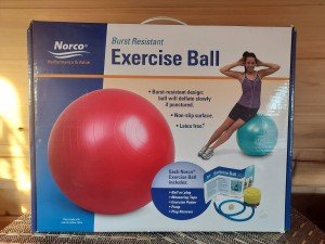 Burst-Resistant Inflatable Exercise Ball with Pump