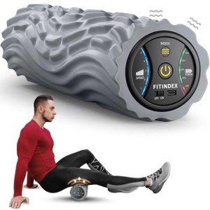 FITINDEX Electric Vibrating Foam Roller for Muscle Relief