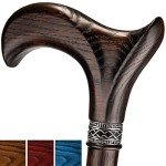 Stylish Ergonomic Wooden Walking Cane for Everyone