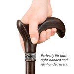 Stylish Ergonomic Wooden Walking Cane for Everyone