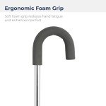 Lightweight Round Handle Walking Cane with Foam Grip