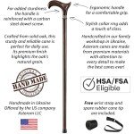 Stylish Ergonomic Wooden Walking Cane for Everyone