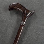 Stylish Ergonomic Wooden Walking Cane for Everyone