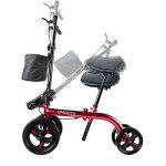 Tuffcare Knee Scooter with Dual Brakes - Red