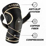 Copper Knee Brace Sleeves for Arthritis Relief (2-Pack)