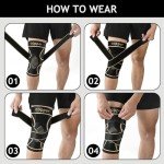 Copper Knee Brace Sleeves for Arthritis Relief (2-Pack)