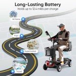All-Terrain 4-Wheel Mobility Scooter for Seniors