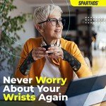Sparthos Compression Wrist Support Sleeves - Black