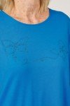 Adaptive Open Back Clothes for Senior Women - Sky Blue