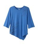 Electric Blue Women’s Open-Back Arthritis Top