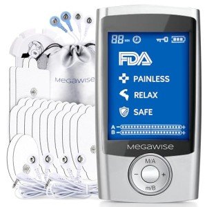 MegaWise EMS TENS Unit with 48 Modes for Pain Relief