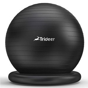 Trideer Exercise Ball Chair for Balance & Stability