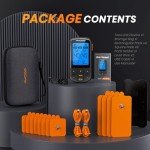 AVCOO 3-in-1 Rechargeable TENS and EMS Pain Relief