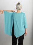 Electric Blue Women’s Open-Back Arthritis Top