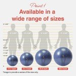 Primasole Indigo Blue Yoga & Exercise Ball