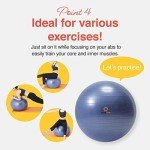 Primasole Indigo Blue Yoga & Exercise Ball