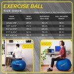 Anti-Burst Yoga Ball for Stability and Exercise