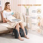 Snailax Heated Shiatsu Foot and Calf Massager