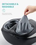 Nekteck Heated Shiatsu Foot Massager with Air Compression