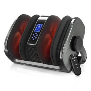 TISSCARE Heated Shiatsu Foot Massager for Pain Relief