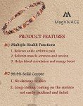 YINOX Magnetic Copper Ankle Bracelet for Arthritis Relief