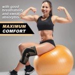 Knee Sleeve Compression Braces for Arthritis Relief