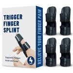 4 Pcs Trigger Finger Splints for Arthritis Relief