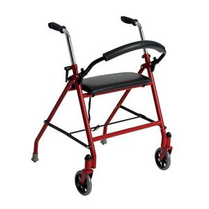 Drive Medical Foldable Rollator Walker with Seat