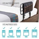 Adjustable Bed Rail with Organizer for Seniors