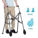 Wonder Walker: Lightweight Foldable Rolling Walker for Seniors