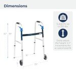 Drive Medical Folding Walker with Trigger Release