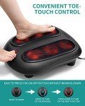 Nekteck Heated Shiatsu Foot Massager Machine
