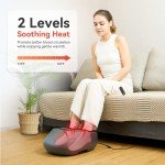 Snailax Shiatsu Foot Massager with Heat & Air Compression