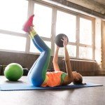 9-inch Mini Pilates Ball with Fitness Guide