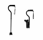 Medline Folding Cane with Cushioned Gel Handle