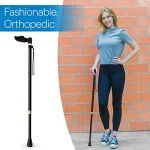 Ergonomic Right Hand Walking Cane for Arthritis Relief