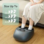 Snailax Shiatsu Foot Massager with Heat & Air Compression
