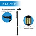 Ergonomic Right Hand Walking Cane for Arthritis Relief